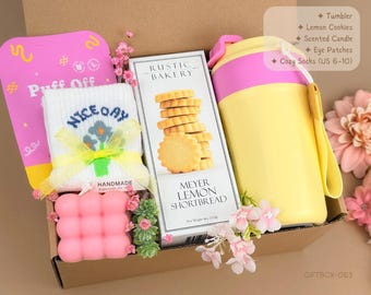 Thank you gift box for her, Cozy gift basket, Self care gift box, Gift basket for her, Spa gift box, Relaxation gift set Appreciation gift
