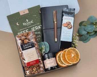 Thank you gift box for men, Personalized gift box for him, Care package for him, Mens gift box, Tumbler gift set, Birthday gift box,