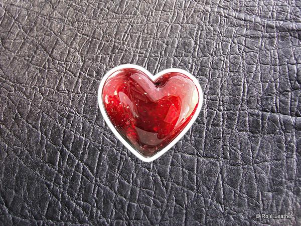 Glossy Red Heart Sticker | Die-cut Sticker, Resin Look, Valentine Decor ...
