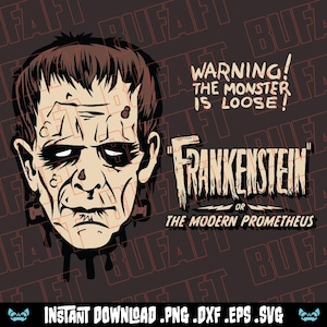 Frankenstein Monster Graphic Pack - Hollywood Monsters, Commercial Use, Transparent Background, svg files, svg bundle,for cricut