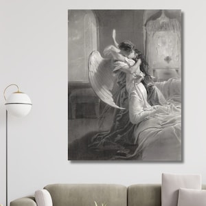 Mihály von Zichy : Rencontre romantique (1864) AFFICHE d&#39;art mural, galerie d&#39;oeuvres d&#39;art, jet d&#39;art mural emballé ou encadré, décoration murale impression cadeau1