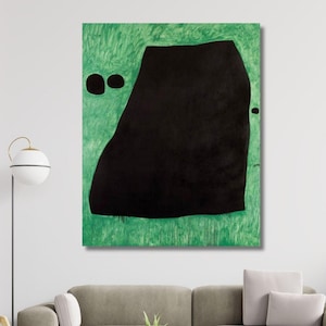 Paysage by Joan Miro Paintings, Exhibition Wall Art, Joan Miro Poster, Joan Miro Print, Luxury Wall Art, Surrealism Art,Ready to Hang Canvas