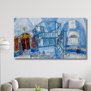 Marc Chagall Exhibition WALL ART, Marc Chagall POSTER Wall Art Marc Chagall Exhibition Art, Museum of Modern Art, Vintage Exhibition Poster