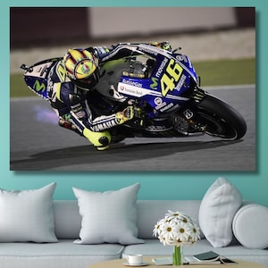 Valentino Rossi POSTER Ready To Hang,Kids Gift,Moto GP Superbike Prints,Man Cave Decor,Motorbike Print Art,Valentino Rossi,MotoGP Wall Art