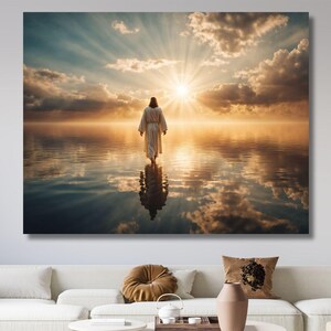 Jesus Christ Portrait, Jesus Christ Canvas, Jesus Christ Print, Jesus Painting, Jesus Picture, Christian Art, Christian Gift, Ready To Hang