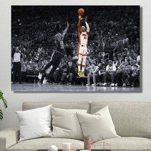 Jimmy Butler Print ,Jimmy Butler Poster , Jimmy Butler Canvas Wall Art, NBA 2023 Conference Final , Man Cave Wall Decor,Miami Heat Wall Art