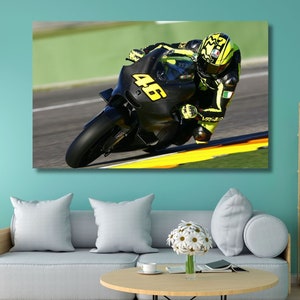 Valentino Rossi POSTER, Ready To Hang,Kids Gift,Moto GP Superbike Prints,Man Cave Decor,Motorbike Print Art,Valentino Rossi,MotoGP Wall Art
