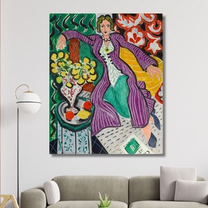 Henri Matisse Ready to Hang Wall Art Henri Matisse Print Henri Matisse Poster The Henri Matisse Canvas Art Matisse Painting, Home Decor Art