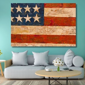 Jasper Johns Karte Wandkunst, Poster, Kunstdruck, Haus & Büro Dekor, USA Karte Ölgemälde Wandkunst, fertig zum Aufhängen Leinwand, Jasper Johns Wandkunst
