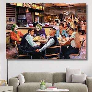 Gangsters Wall Art,Famous Gangsters Poster Print Art,Gangsters Movie Canvas Wall Art,Home Decor,Office Decor,Man Cave Art Decor,Movie Poster