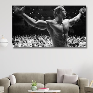 Arnold Schwarzenegger Rugs Ready To Hang POSTER, Body Building Wall Hanging, Tapestry Bodybuilding workout fitness, Arnold Schwarzenegger