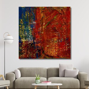 Gerhard Richter WALL ART, photorealism, abstract art, Modern, modern art, Canvas, office decor, library decor, print canvas,