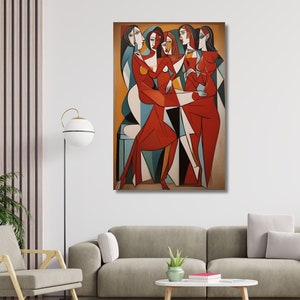 Musical Theatre by Pablo Picasso WALL ART Canvas,Pablo Picasso Canvas Art Print,Pablo Picasso Painting,Luxury Wall Art,Ready to Hang Canvas