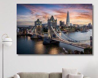 Tower Bridge, London by Bernard Buffet - Etsy