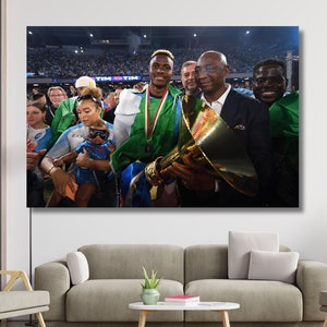 SSC Napoli, CANVAS Serie A 2023 Champions, Serie A Wall Art,San Paolo Football Stadium Wall Art ,Gift for Kids,Football Poster,Napoli Poster