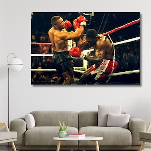 Póster de Mike Tyson listo para colgar, impresión de Mike Tyson, póster de boxeo, arte de pared de Mike Tyson, póster de Mike Tyson, decoración de pared de boxeo, arte de regalo de boxeo