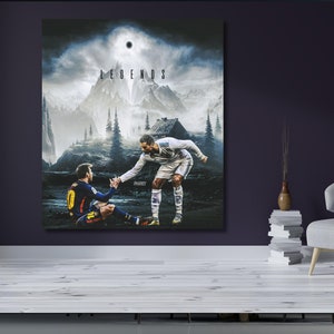 Lionel Messi Canvas Wall Art,Messi WALL ART,Legend Football Player Print, Decor For Home & Office, Poster Desing Or Canvas Ready To Hang