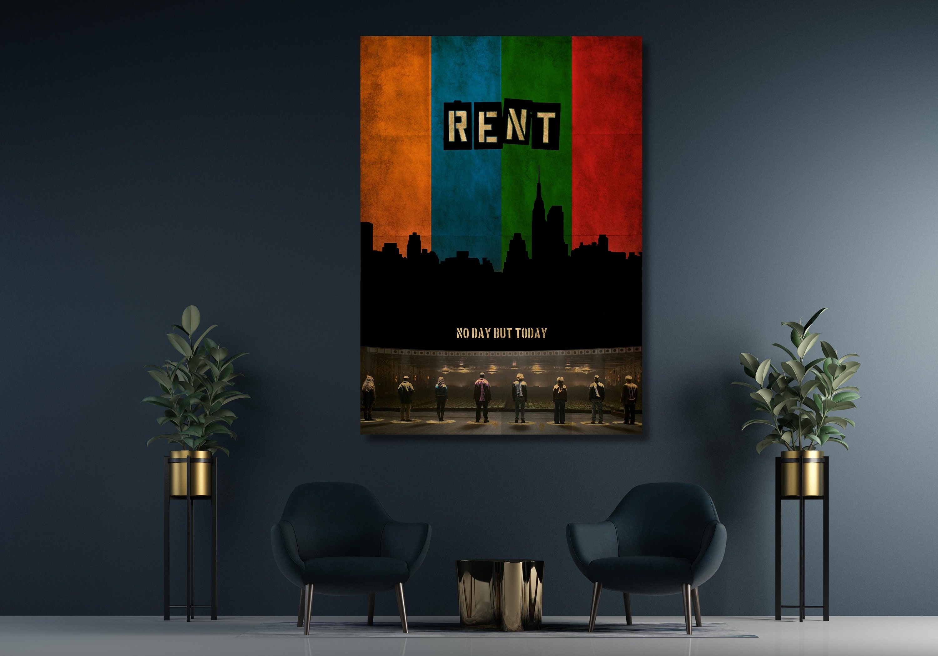 Rent Musical POSTER, Rent Musical Theatre Canvas, Wall Decors, Home