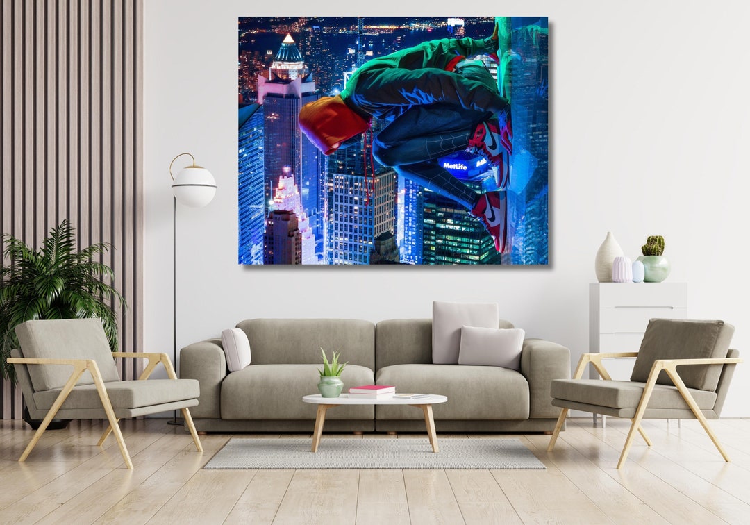 Miles Morales Poster,the Spider-verse WALL ART ,spider-man Poster