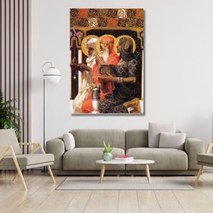Three Wise Men By J.C. Leyendecker Quality Print, Ready to Hang Canvas Quality Print, Vintage Wall Art , Canvas Poster, J.C. Leyendecker Art