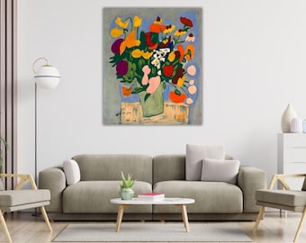 Flowers by William H. Johnson Ready to Hang Canvas Wall Art