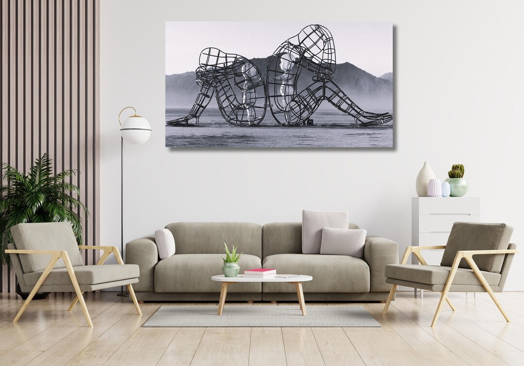 Love Sculpture by Alexander Milov WALL Arttwo People Turning Etsy