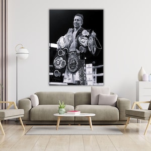Gennady Golovkin Poster, Modern Boxing Print, Boxing Bedroom Decor, Boxing Poster,  Minimalist Boxing Wall Art for Office, Boxing Gift Ideas