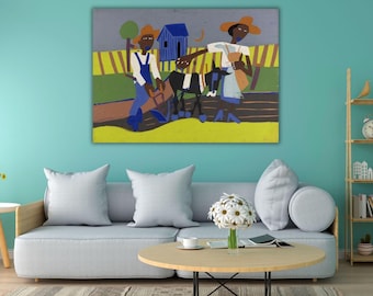 Flowers by William H. Johnson Ready to Hang Canvas Wall Art