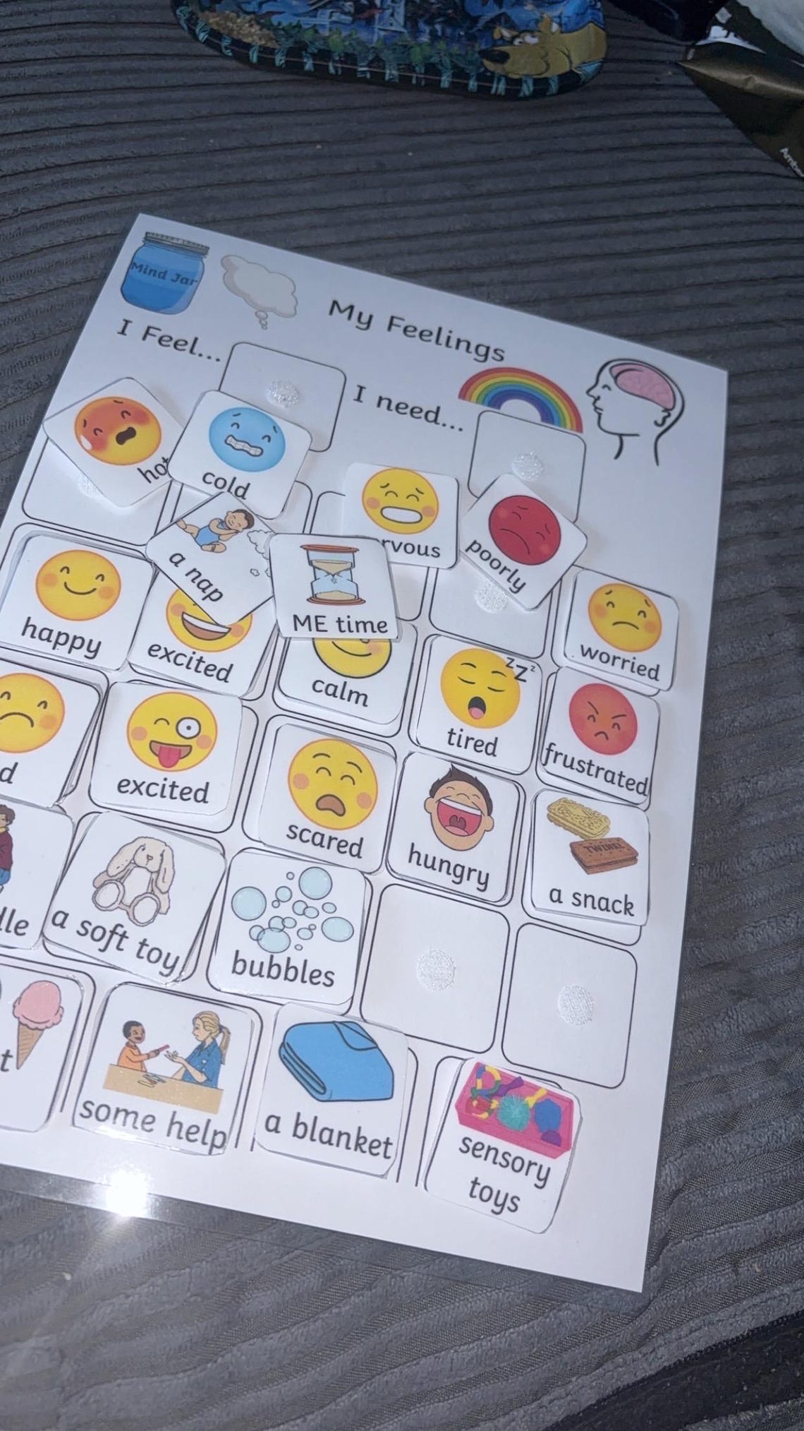PERSONLISED - SEN Emotions and Needs Sheet - Etsy