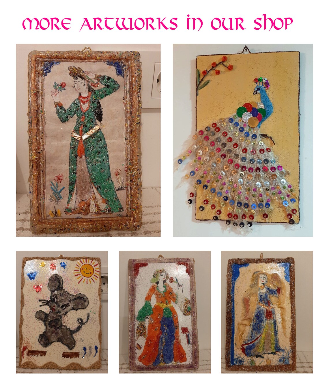 Custom Handmade Pet Wall Decor and Artwork, Customised Cat Dog Decor