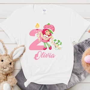 Strawberry Girl Birthday Shirt, Strawberyy shirt, Adorable Fruit, Themed Tee for Sweet Celebrations! strawberry shortcake (Next Day Ship)