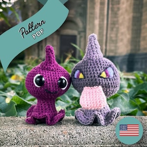 Crochet Pattern - Ghost - PDF US terms - Amigurumi