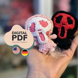 Crochet Pattern - Mini Hidden Caller - Horror Classic Amigurumi | Keychain, Plush | PDF (US Terms + Ger)