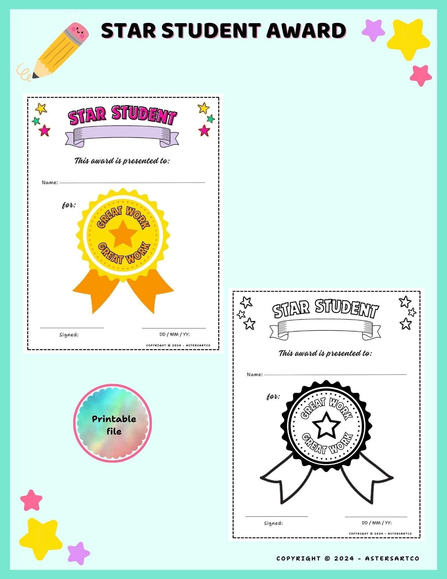 star-student-award-academic-abilities-award-for-kids-students-printable-worksheets-school-activities-teachers-tool-instant-download-etsy