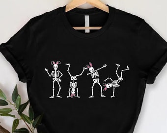 Dancing Skeletons Easter Shirt, Bunny Skeleton Shirt, Dancing Skeletons Shirt, Bunny Ears Skeleton Shirt, Easter Shirt, Happy Easter Shirt