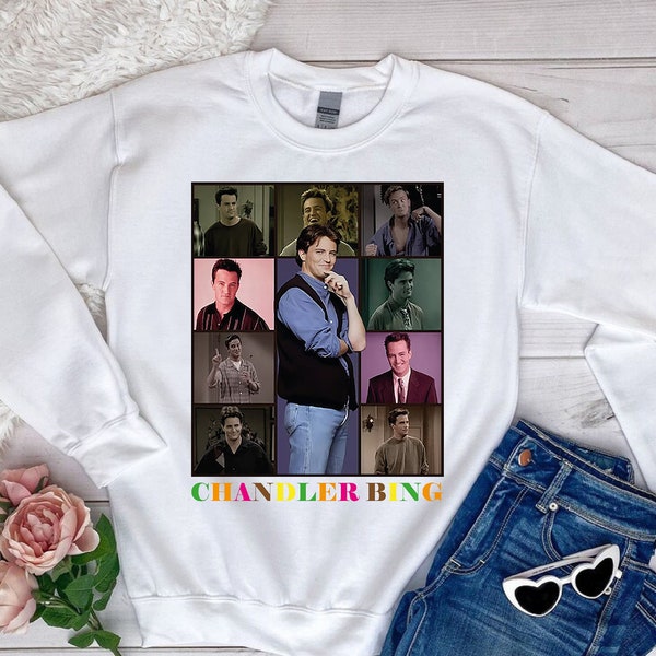 Chandler Bing Sweatshirt, Matthew Perry Sweatshirt, Friends Chandler Sweatshirt, Friends Lover Gift, Crewneck Friends Sweatshirt