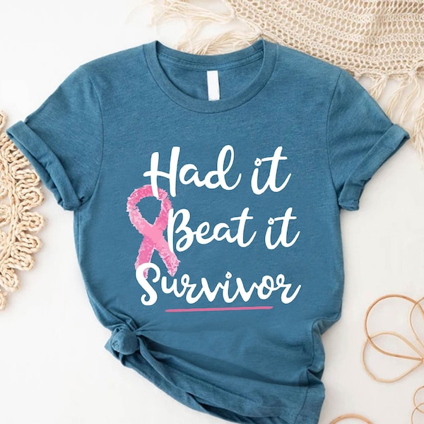 Had it Beat it Survivor Shirts, Had It Beat It Survivor, Breast Cancer Shirt, Pink Cancer Ribbon Shirts, Breast Cancer Awareness Shirts