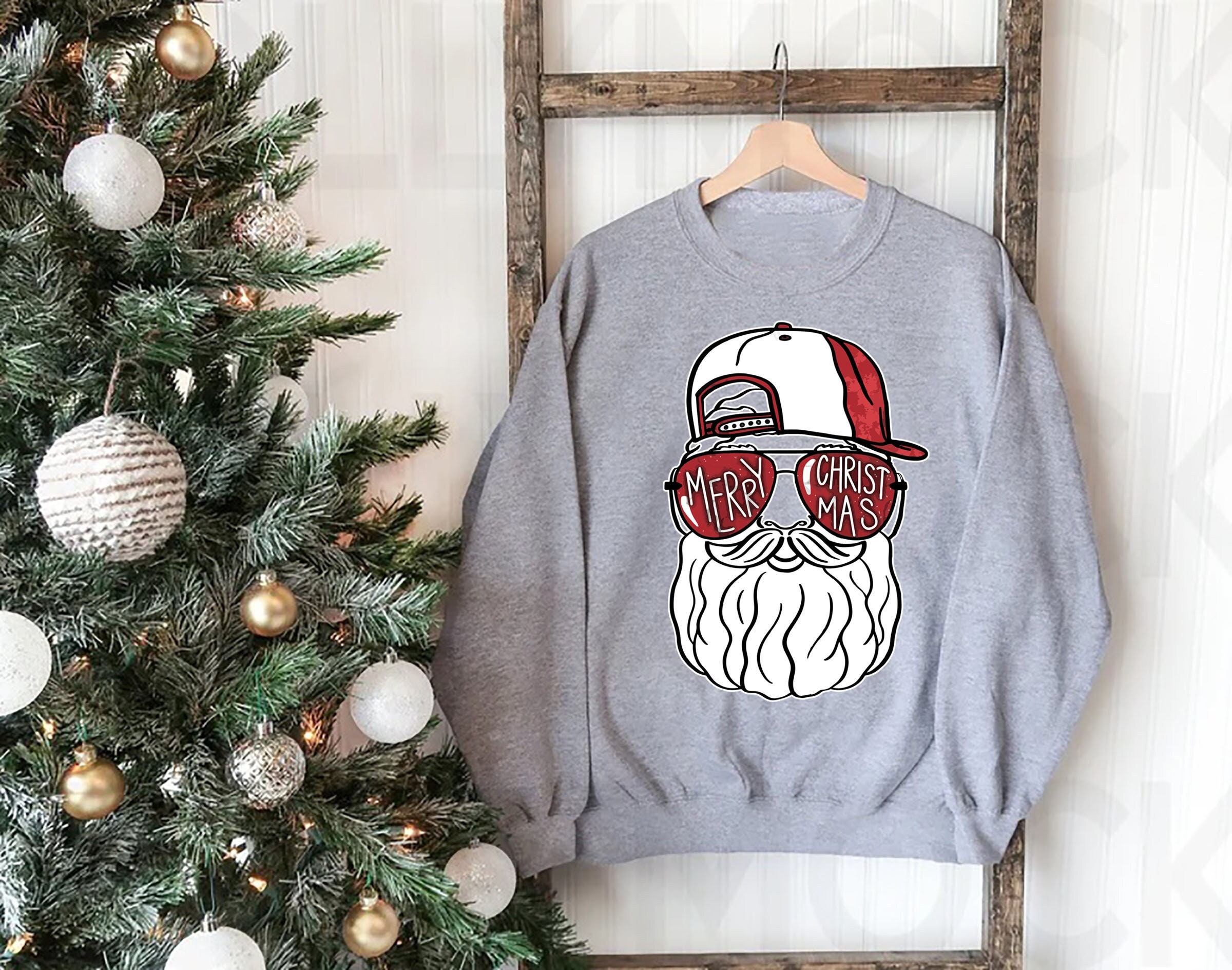 Santa Claus Hoodie - Etsy