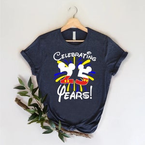 a t - shirt with the words celebrating 25 years on it