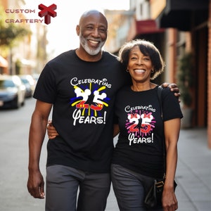 a man and a woman standing next to each other