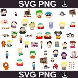 South Park Sticker Pack: 50 Fun Digital Stickers for Fans