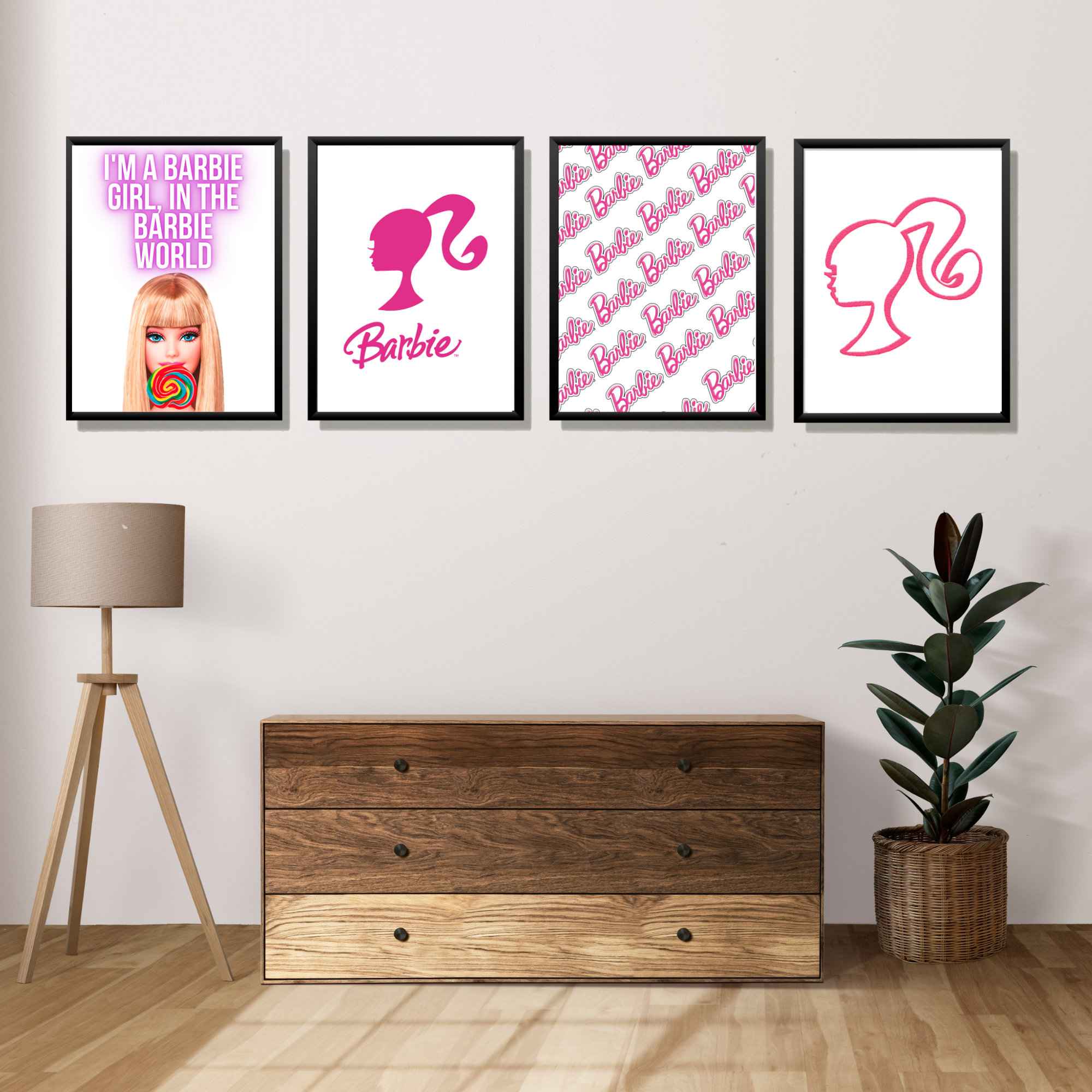 Barbie wall art new arrivals
