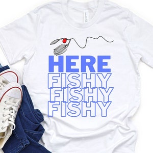 Youth Fishing Tee, Boys Fishing Shirt, Girls Fishing Shirt, Bass Fishing, Kids Fishing Shirt, Bass Shirt, Here Fishy