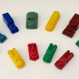 Plastic Toy Car Lot Vintage