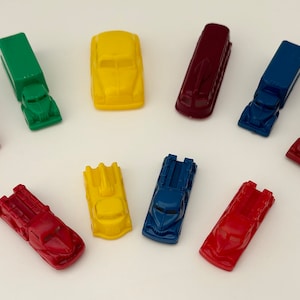 Plastic Toy Car Lot Vintage