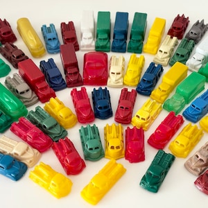 Plastic Toy Car Lot Vintage