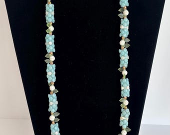 Handmade Beaded Necklace Vintage