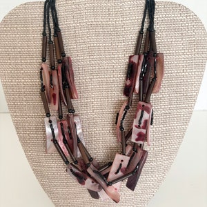 Shell and Beaded Necklace Vintage