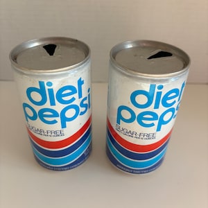 Vintage Diet Pepsi Cans 1970’s-1980’s