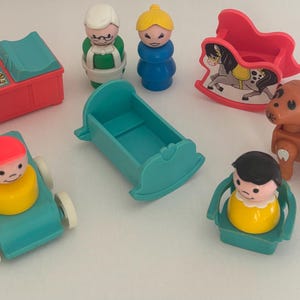 Fischer-Price-kleine Leute Lot Vintage